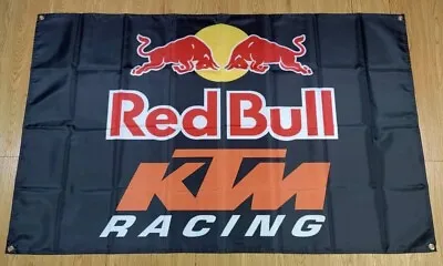 KTM Banner Workshop 3x5ft Garage Sign Racing Pvc Gp Large Flag Moto Motocross • $16.41