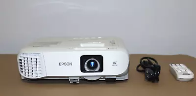 Epson PowerLite 980W 3LCD Projector 3800 Lumens HDMI. 1527 To 1788 Lamp Hrs Used • $172