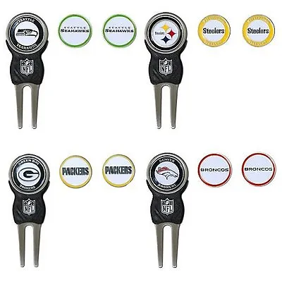 Golf Divot Tool Set - NFL Football - Team Golf  * Pick Your Team * • $18.75