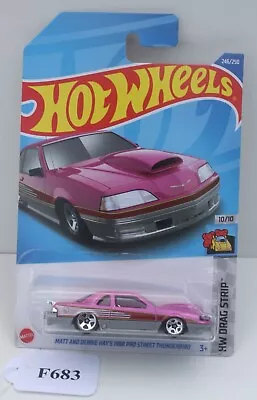 Hot Wheels Drag Strip Matt & Debbie Hay's 88 Pro Thunderbird FNQHotwheels F683 • $5.24