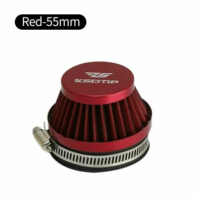 Motorcycle Carburetor Filter 55mm 2Pcs Carb Red Air Filters For Honda Yamaha • $18