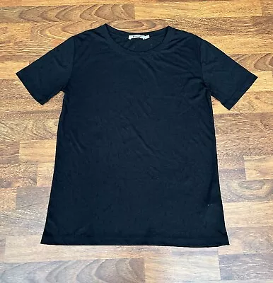 T By Alexander Wang Linen Blend Distressed T-shirt  • $30