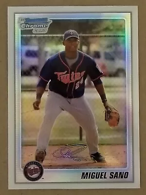 2010 Bowman Chrome Miguel Sano Refractor #BCP205 Serial #'d 269/500 • $5