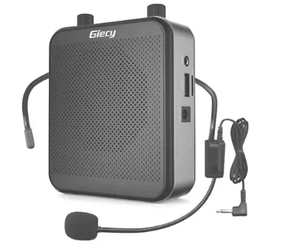 NEW Giecy Voice Amplifier Portable Bluetooth 30W 2800mAh Rechargeable PA System • $26.50