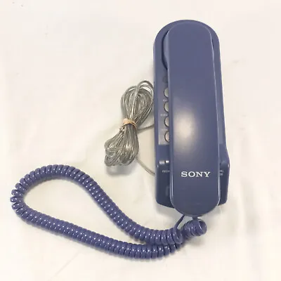 Vintage Sony IT-B3 Purple Slim Design Single Line Corded Phone Free Shipping • $39.99