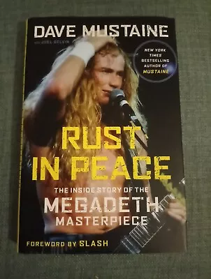 Dave Mustaine Rust In Peace - The Inside Story Of The Megadeth Masterpiece Book • £6