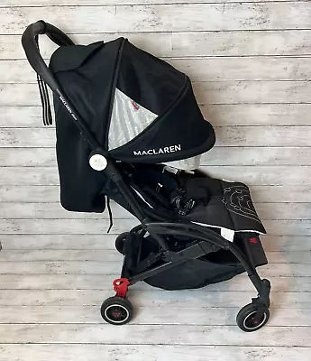 MACLAREN ATOM Stroller Lightweight Compact Traveling Foldable Black WD1G401312 • $179.99