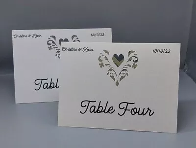 £1.50 • Buy Wedding Table Number  Or Name For Birthday Anniversary Personalised  X1