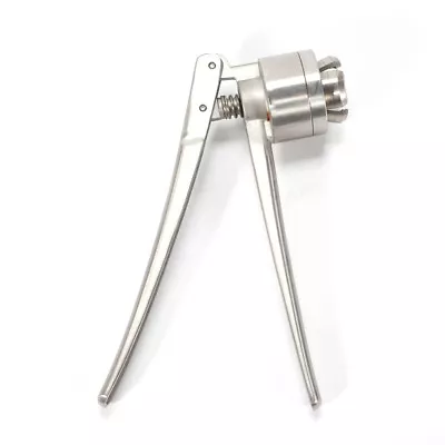 For 20mm Aluminum-Plastic Lid Vial Crimper Manual Sealer Capper Silver Stainless • $30.40