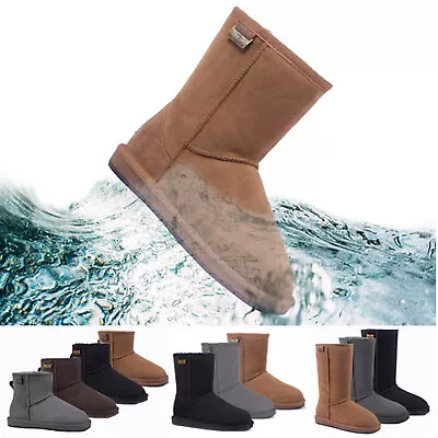$88 • Buy UGG Boots Mini Short Tall Womens Mens Australia Premium Sheepskin Wool Non-Slip