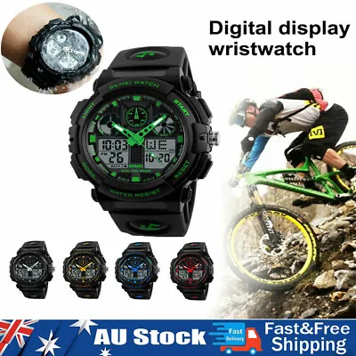 $20.38 • Buy SKMEI Men Watch Analog Digital Movement Watch Waterproof Sports Wristwatch