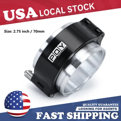 $28.90 • Buy 2.75'' 70mm Aluminum Quick Release HD V-Band Clamp For Intake Intercooler Pipes