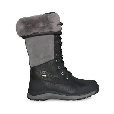 Ugg Women's Adirondack III Tall Boots Black Grey 7 New • $149.99