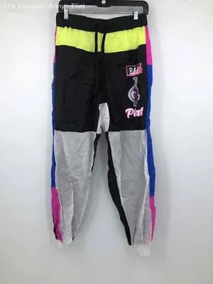 $9.99 • Buy Baby Phat Multicolor Neon Colorblock Windbreaker Pants - Size Womens Medium