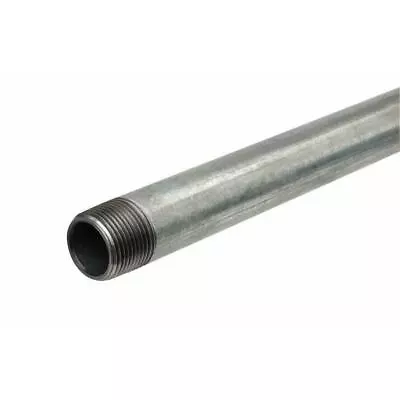 Galvanised Steel Pipe / Tube Threaded Both Ends (1/2  To 2 ) - 10cm - 200cm • £5.99