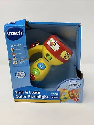 VTech Spin And Learn Color Flashlight Yellow 12- 36 Months • $10