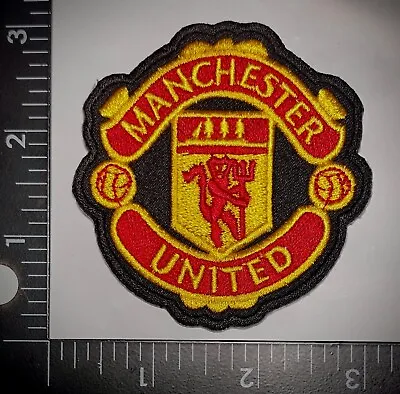 Manchester United Team Original Iron Sew On Embroidery Patch Est. 3   • $15.25