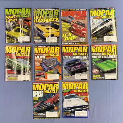 2001 MOPAR MUSCLE MAGAZINES (Complete Set(minus April/June)) • $15.95