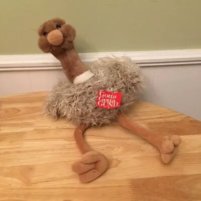 Gund Ostrich Plush Stuffed Animal Toy With Tag Dahling Rare 17” Large • $17.59