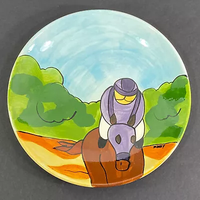 EP Designs 1983 Scottsdale AZ Plate Horse Racing Win Place Show Hand Painted • $13.44