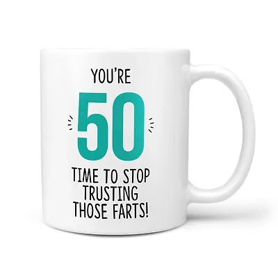 £9.95 • Buy Funny 50th Birthday Present For Him Her Boyfriend Girlfriend Friend Mug Tea