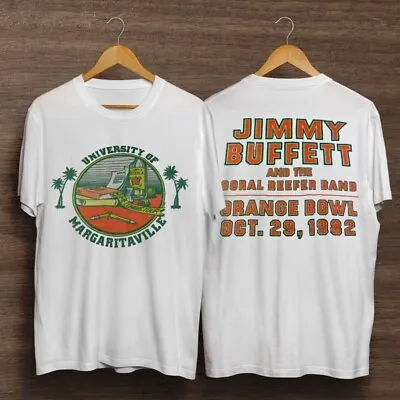 Jimmy Buffett Of Margaritaville Concert Tour 80s Vintage Classic T-Shirt For Fan • $24.99