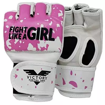 Women's MMA Gloves Boxing Gloves Synthetic Leather Fingerless Punching Bag  • $43.98
