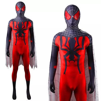 Spiderman Across Spider-Verse MM PT 2 Bodysuits Cosplay Costume Halloween Cloak • $63.45