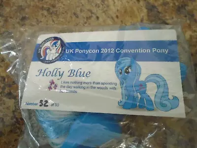 My Little Pony UK Ponycon Convention Exclusive HOLLY BLUE Sealed In Bag Mint. • $161.75