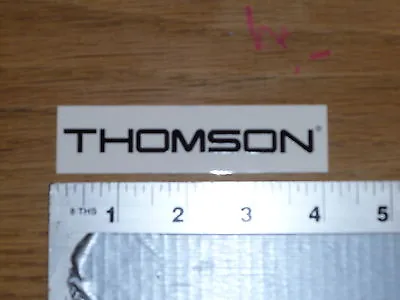 Thomson Seatposts Stems White/Clear Sticker Decal • $5.56