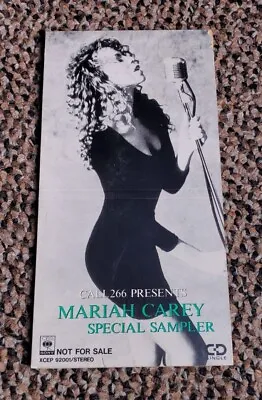 MARIAH CAREY Special Sampler JAPAN PROMO ONLY 3  CD XCEP92001 1990 • $14.99