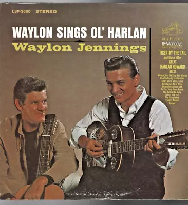 WAYLON JENNINGS On LP   WAYLON SINGS OL' HARLAN   Country • $4.99