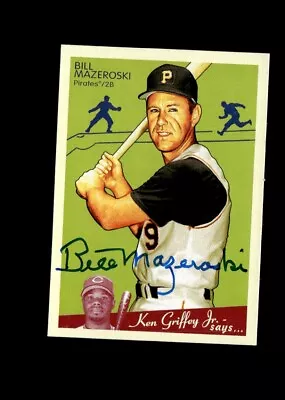 Bill Mazeroski 2008 Upper Deck Goudey Pirates Authentic Autographed Card • $19.99