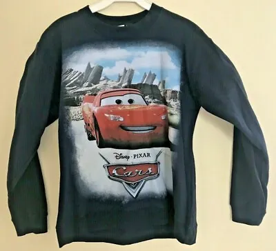 £18.31 • Buy Disney Pixar CARS Lightning McQueen Black Sweatshirt Size Small Unisex Kids NEW