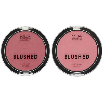 MUA Blushed Matte Powder Blush Blusher Pink Shades • £4.99