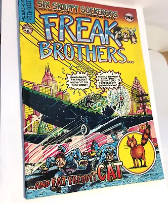 Fabulous Furry Freak Brothers Six Snappy Sockeroos 1980 Fat Freddy's Cat • £11.99