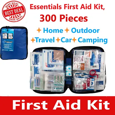 First Aid Kit Emergency Bag Home Car Outdoor All Purpose Kit Portable 300 Pcs • $33.95