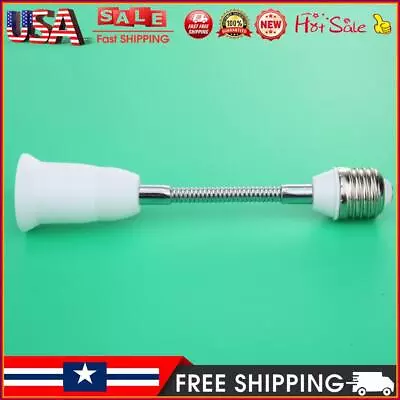 E27 LED Light Bulb Lamp Holder Flexible Extension Adapter Socket (20cm) • $5.89