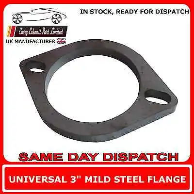 3 Inch Exhaust Pipe 77 X 10mm Thick Mild Steel Exhaust Flange • £7.86