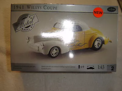 Testors Racing Champions ‘41 Willys Coupe Metal Body Model Kit #430013 1/43 • $32.50