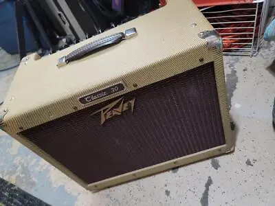 Sweet Vintage Peavey Classic 30 Tweed Tube Amplifier Clean  Deluxe Reverb • $469.99