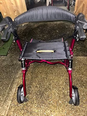 Folding Zimmer Frame With Wheels • £50