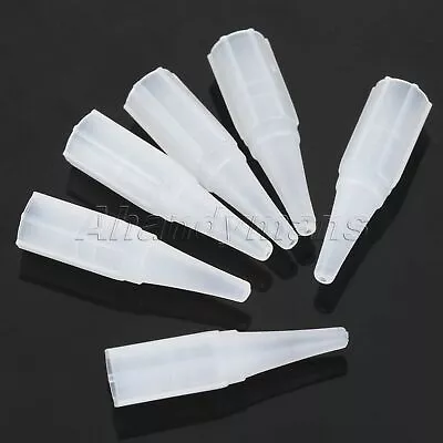 £6.04 • Buy 50Pc Permanent Body Art Makeup Tips Round Mouth 3R Tattoo Needle Machine Pen Cap
