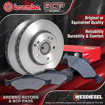 Front Brembo Disc Brake Rotors + Pads For Mazda E Series E1800 E2000 E2200 LWB • $158.55