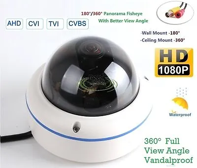 DSC-PC01 Fisheye 180/360Degree 700TVL Sony HAD II CCD E-Effio CCTV Dome Camera • $75.95