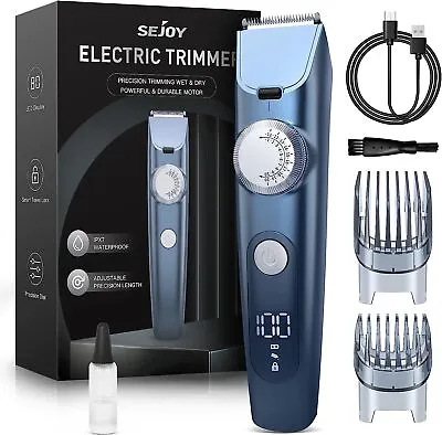 Adjustable Beard Trimmer For Men Cordless Hair Mustache Trimmer With LED Display • $15.99