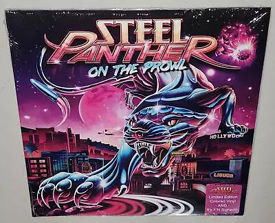 Steel Panther On The Prowl (autographed) Brand New Sealed Coloured Vinyl Lp • $65.23