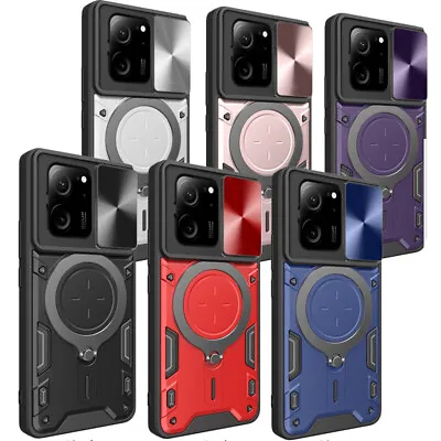 For Xiaomi Poco F5 Pro 5G C40 Case Ring Stand Shockproof Armor Rugged Cover New • £6.71