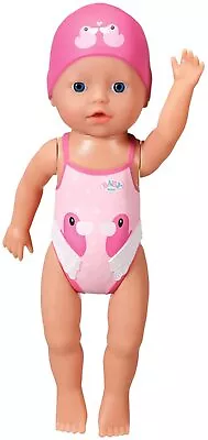 BABY Born First Swim Girl Doll 30cm Includes Bathing Suit & Cap • £25.99