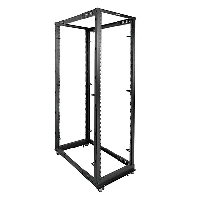 Tecmojo 42U Open Frame Server Rack4-Post Adjustable Depth Network Rollong Rack. • $269